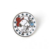 Snoopy Cowboy Yee Haw Pin