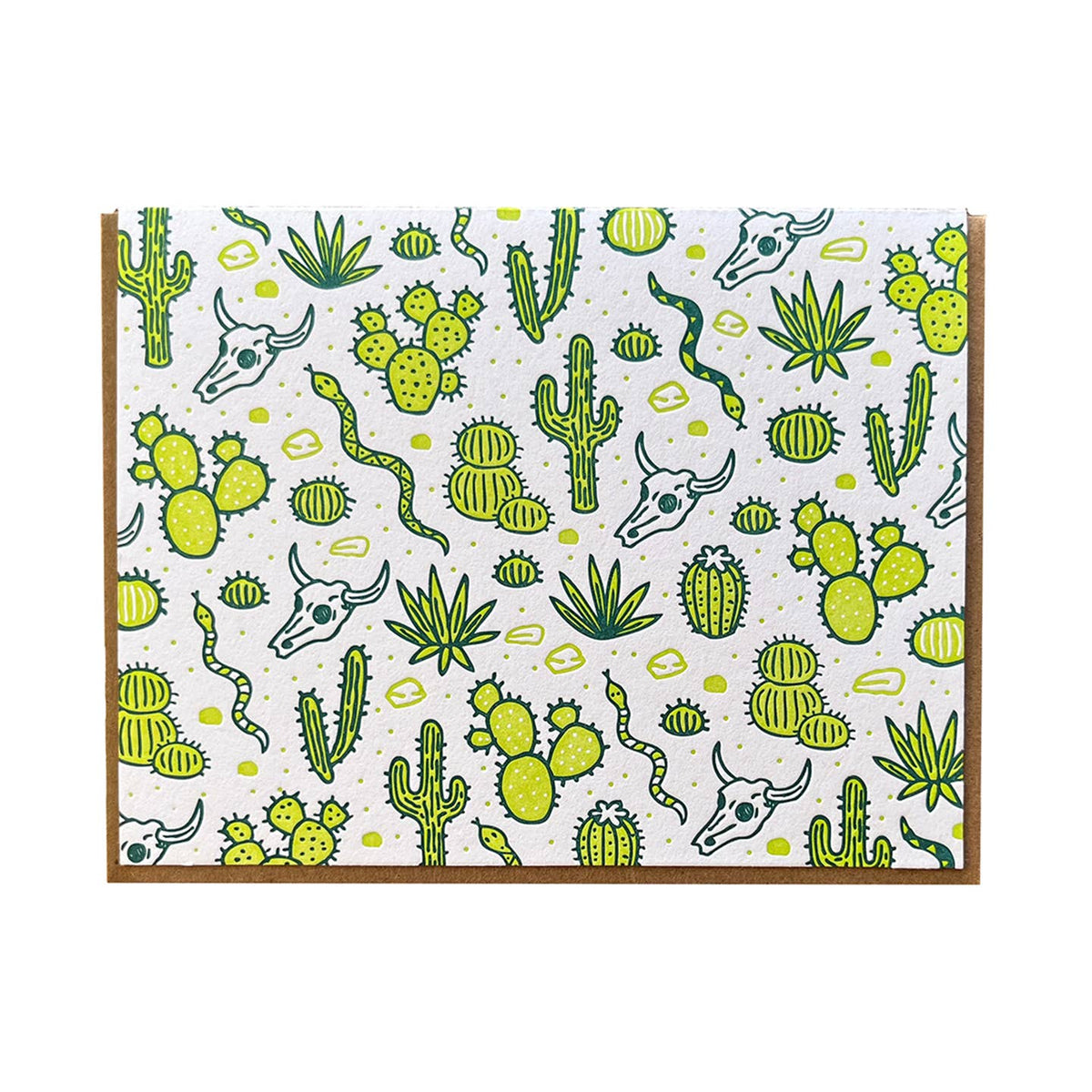 Desert Cactus Card
