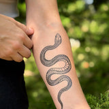 Garden Snake Temporary Tattoo