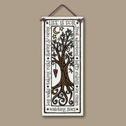 Life is For... Ceramic Wall Art