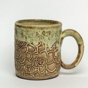 Succulent Handmade Ceramic Mug - 12 oz