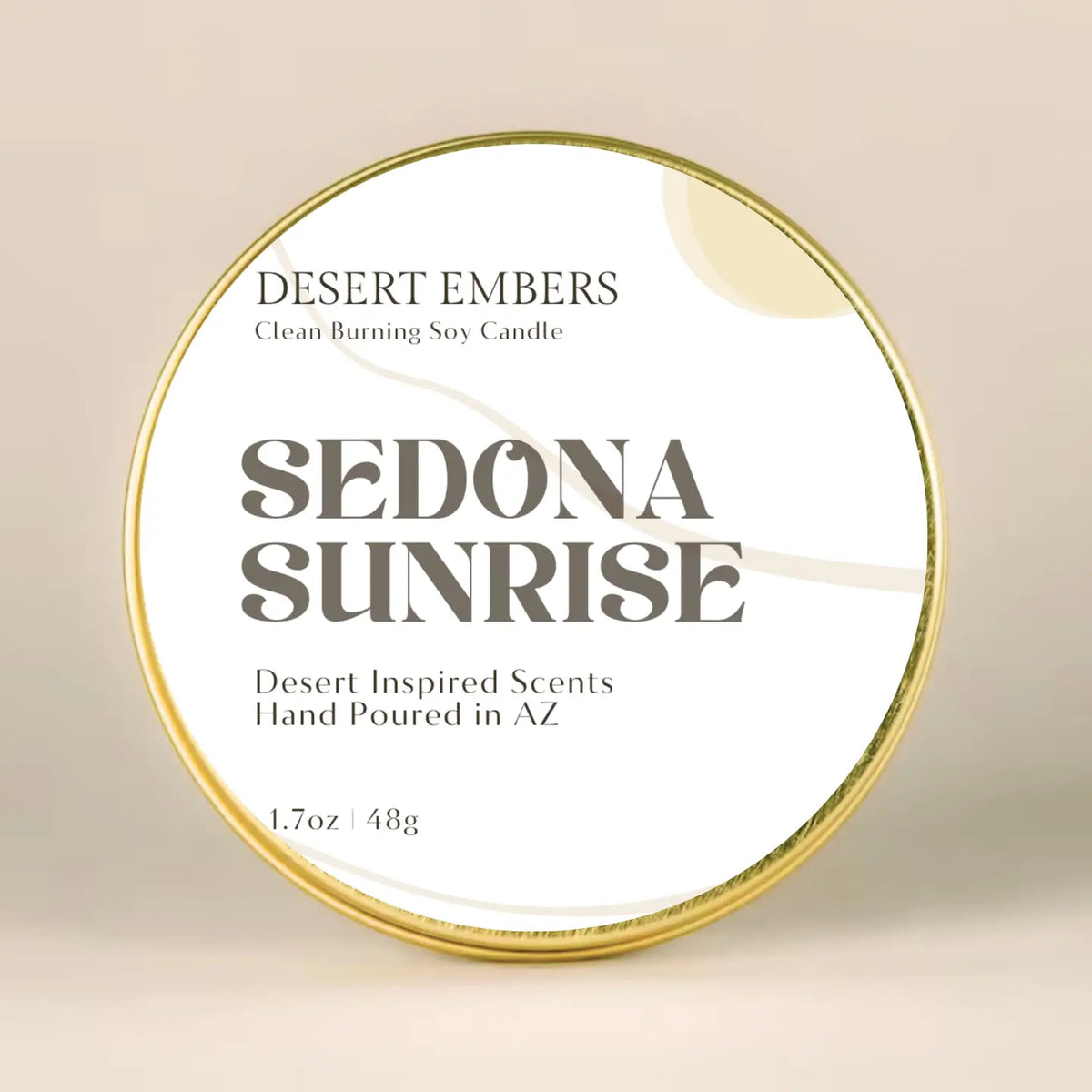 Sedona Sunrise 1.7 oz Mini Travel Candle