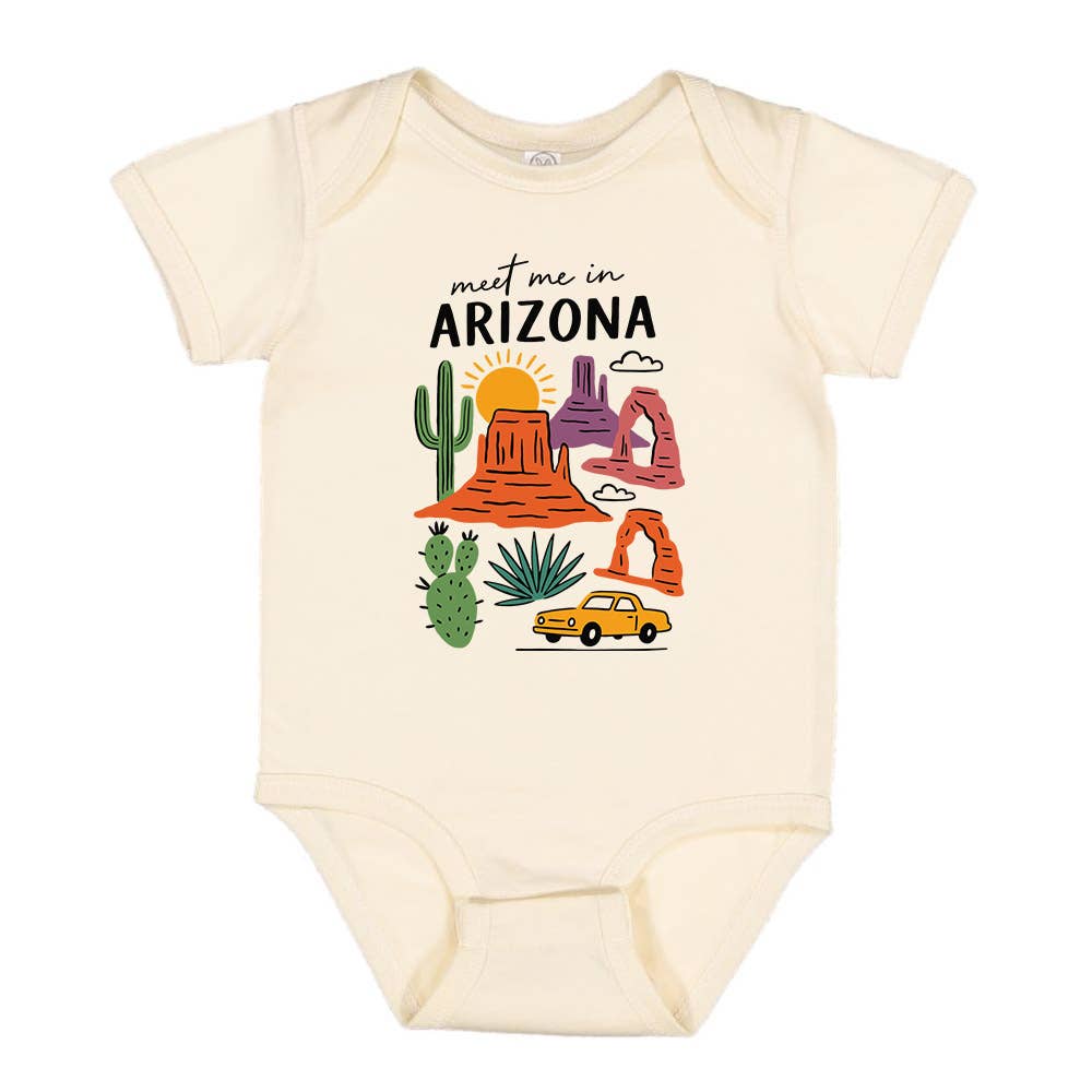 Meet Me in Arizona Baby Bodysuit