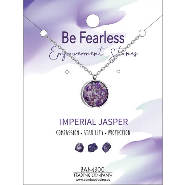 Be Fearless Jasper Necklace