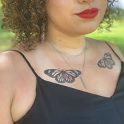 Monarch Butterfly Temporary Tattoo