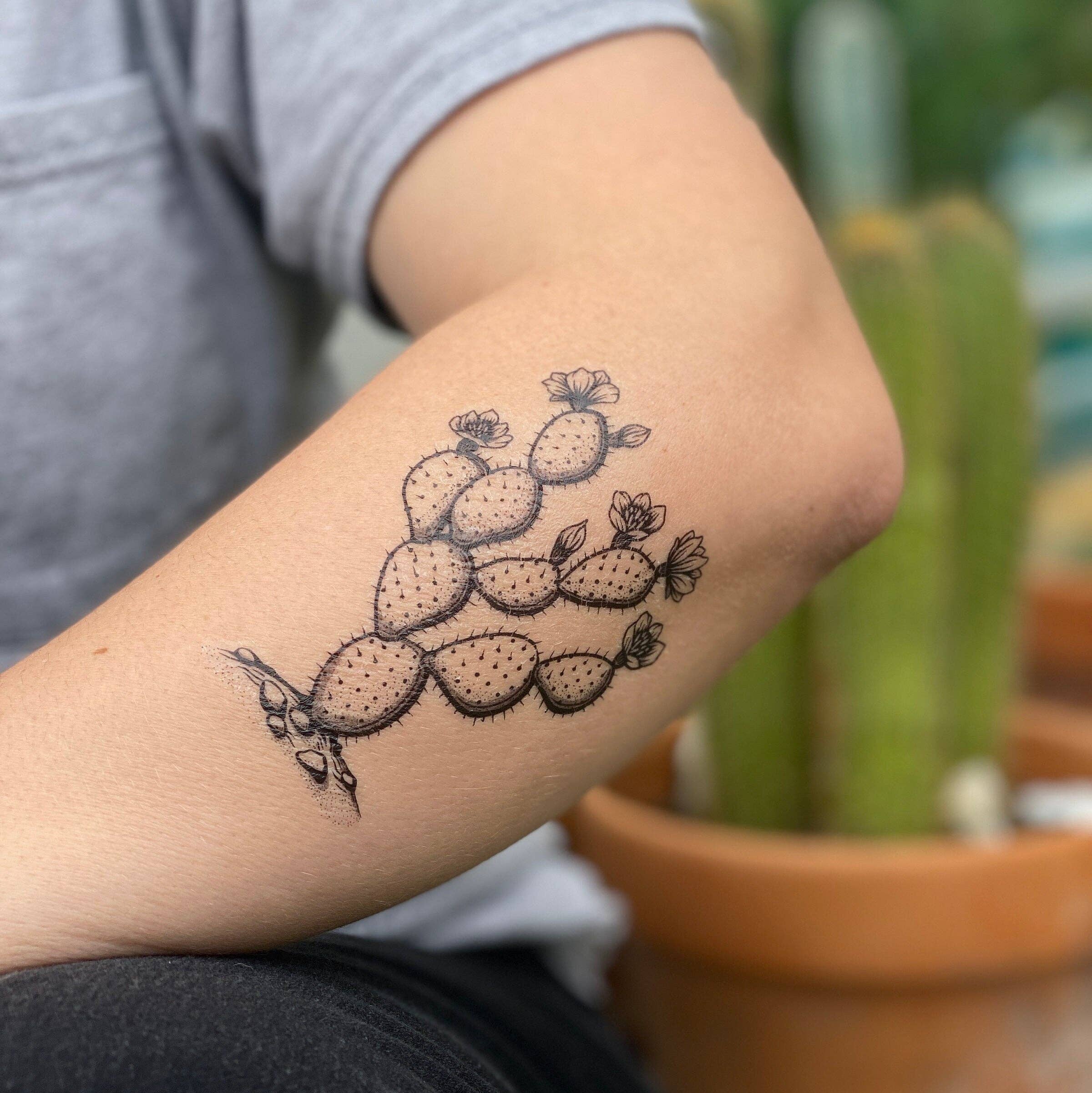 Prickly Pear Temporary Tattoo