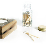 Saguaro Cactus White Match Jar