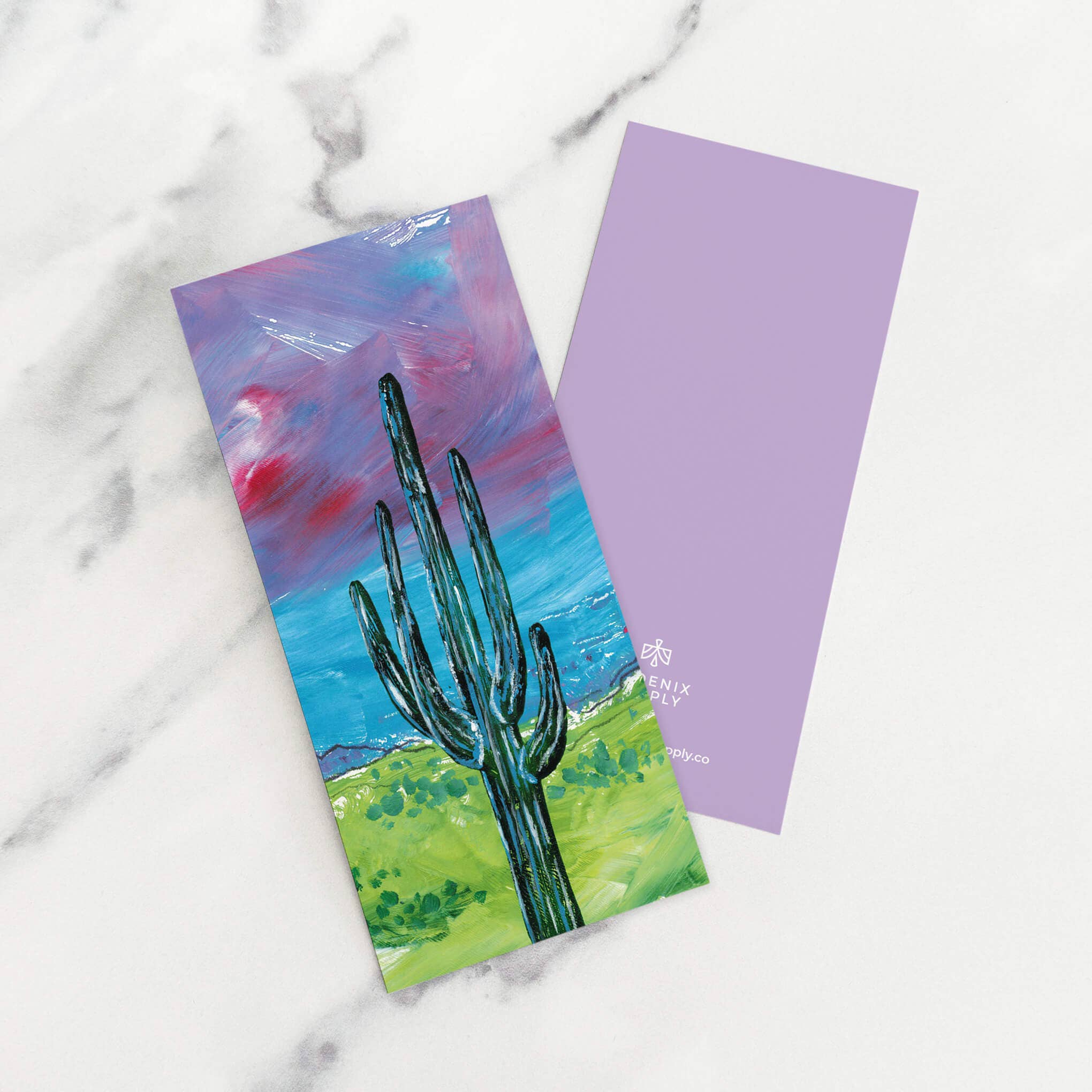 Moody Monsoon Paper Bookmark
