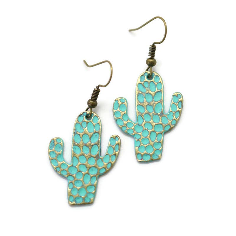 Saguaro Cactus Horizon Earrings