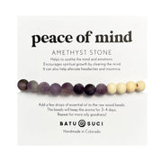 Peace of Mind/ Amethyst Stone Aromatherapy Bracelet