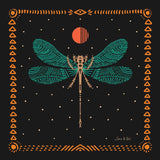 Moonlight Dragonfly Print 8x8