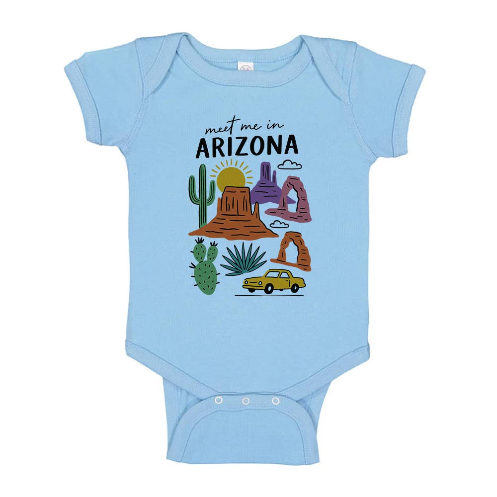 Meet Me in Arizona Baby Bodysuit