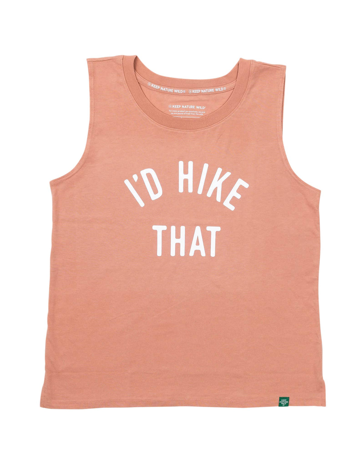 I'd Hike That Women's Tank - Canyon Rose