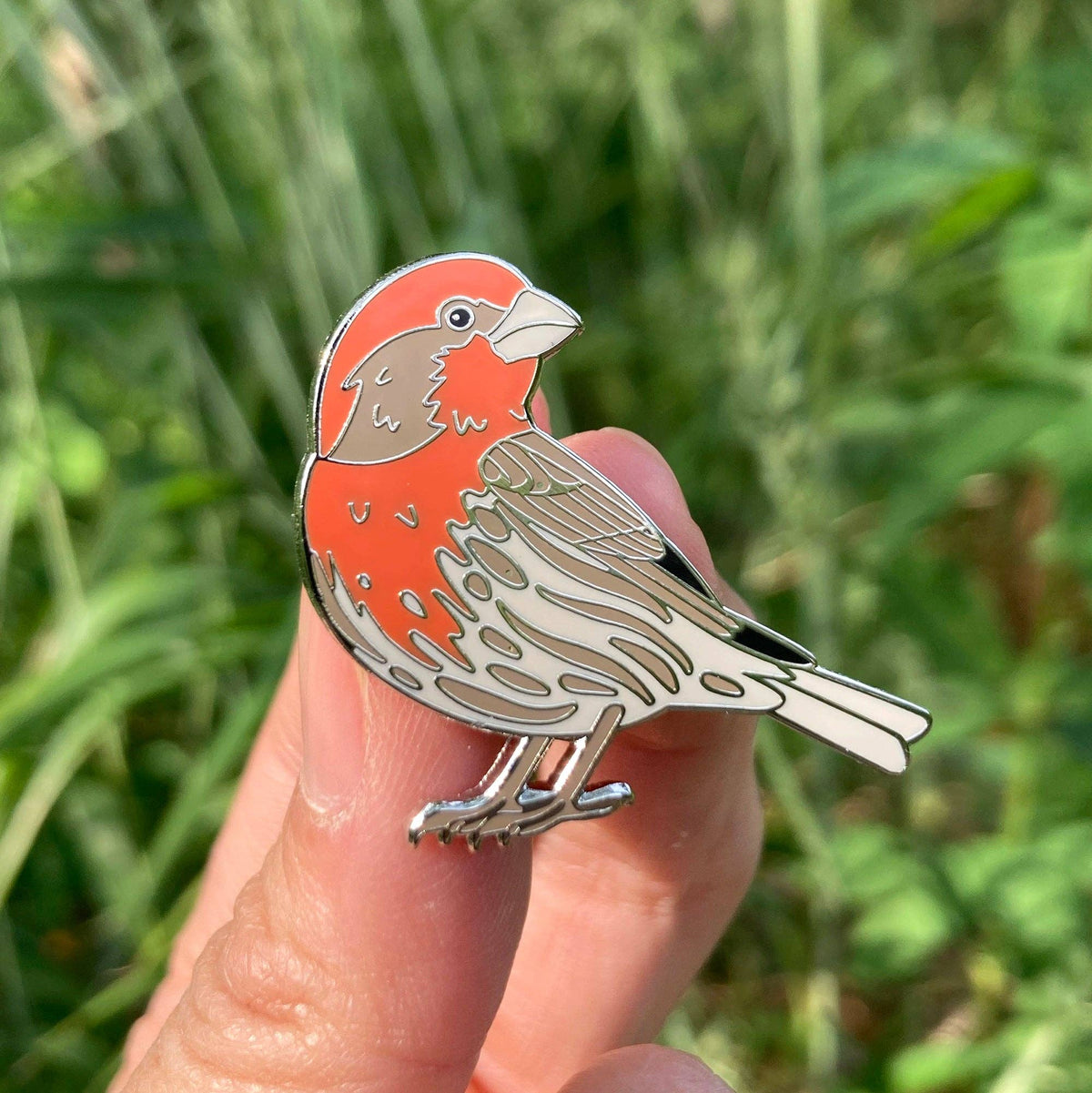 House Finch Enamel Pin