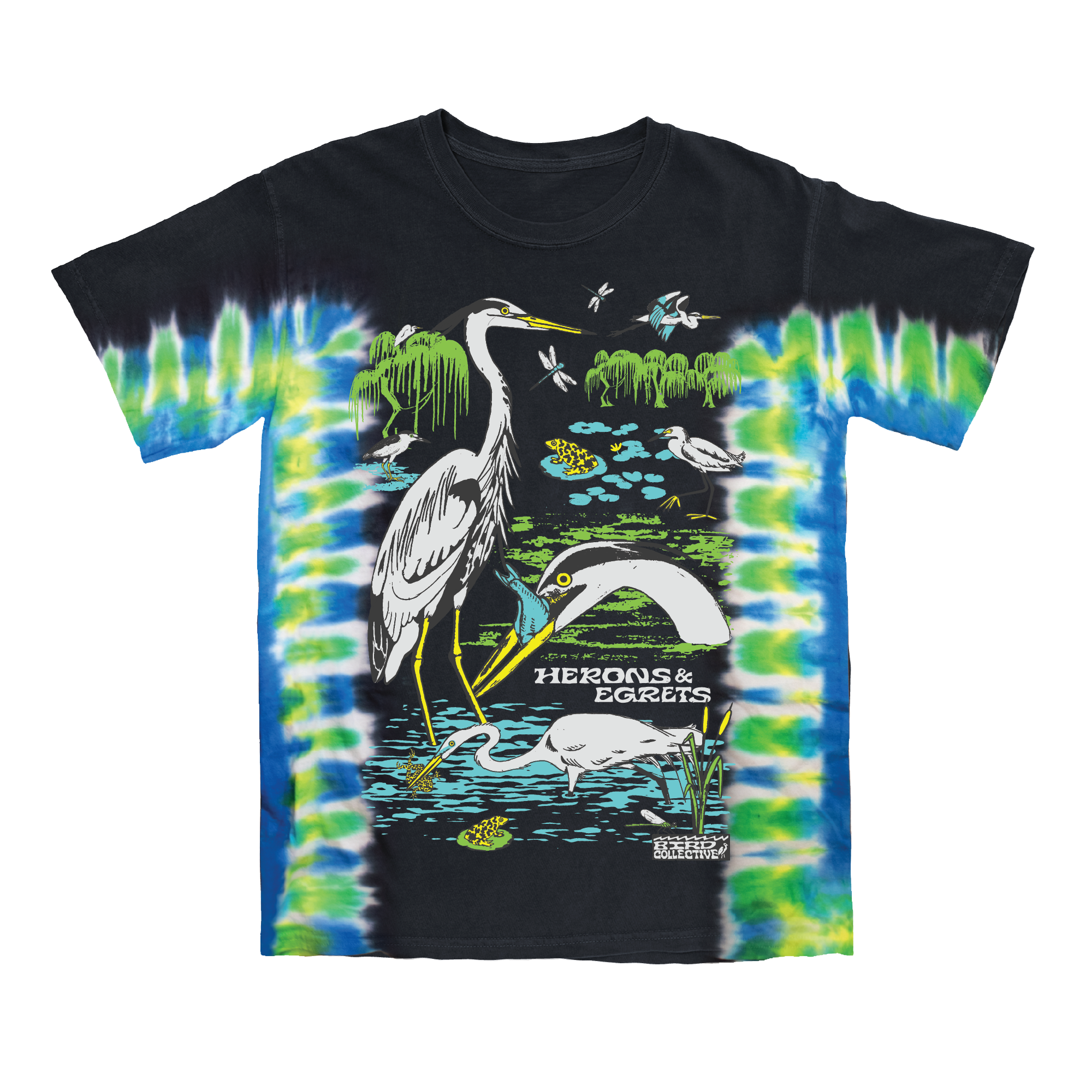 Herons & Egrets Tie Dye Tee