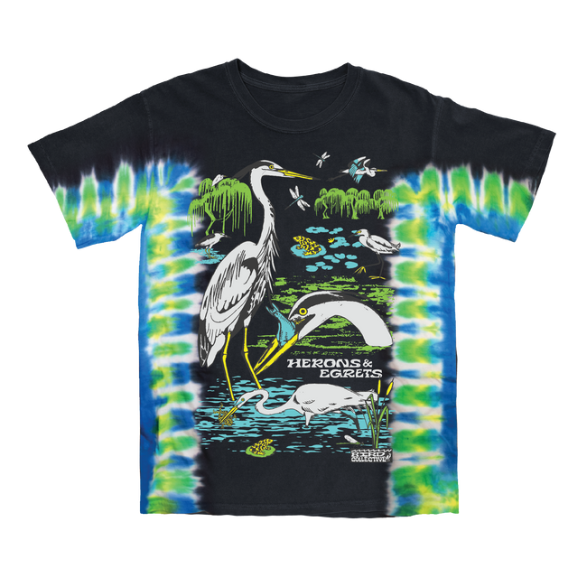 Herons & Egrets Tie Dye Tee