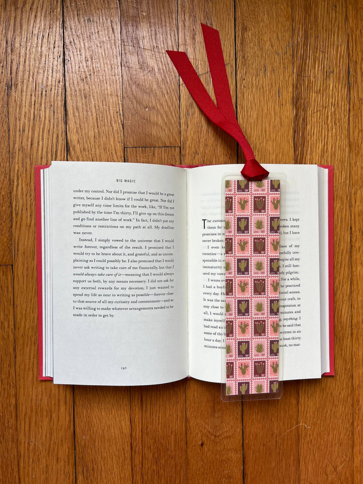 Cactus Stamps Bookmark