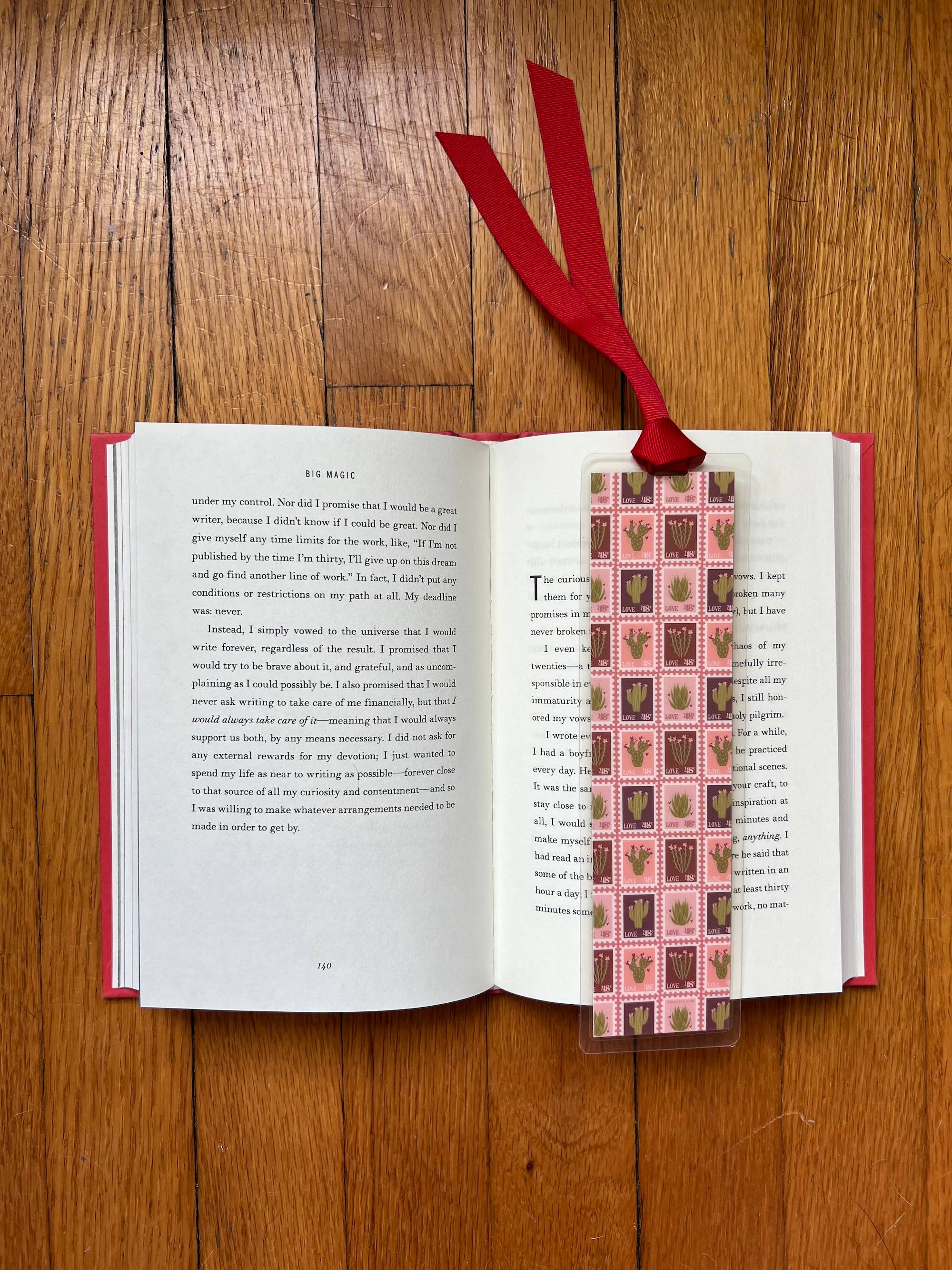 Cactus Stamps Bookmark