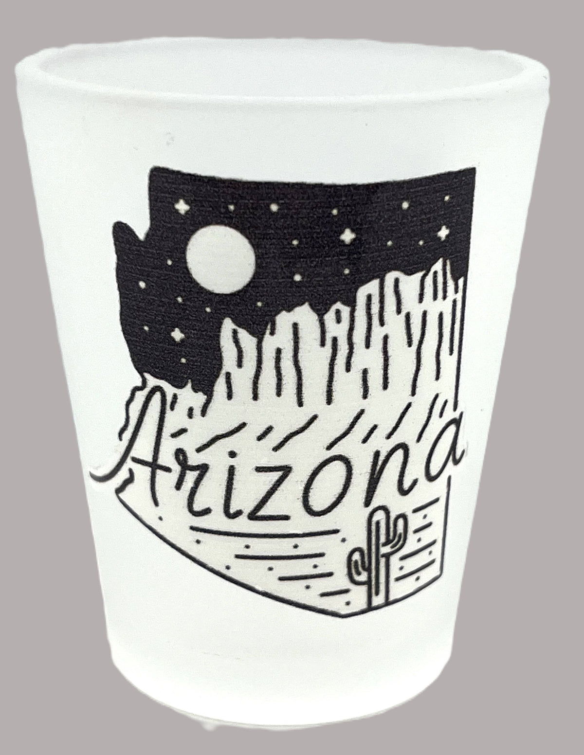 Arizona State Frosted Shot Glass