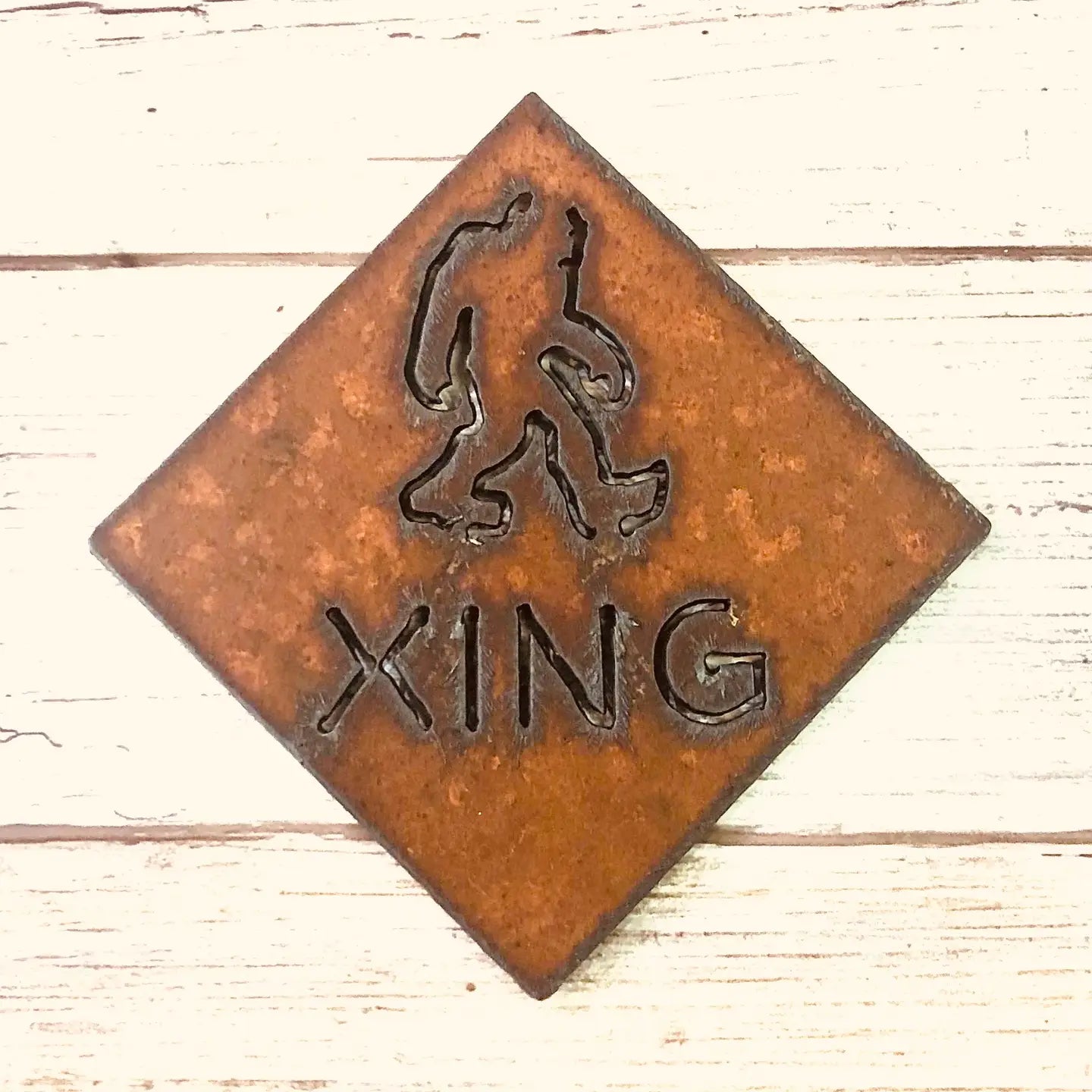 Bigfoot XING Rustic Magnet