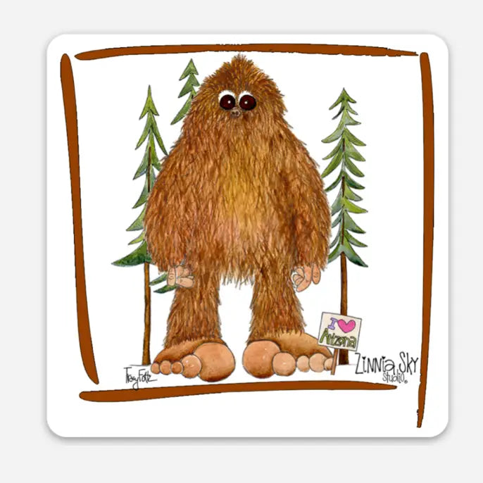 Bigfoot Arizona Sticker