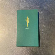 Foil Embossed Saguaro Mini Saddle Stitch Notebook