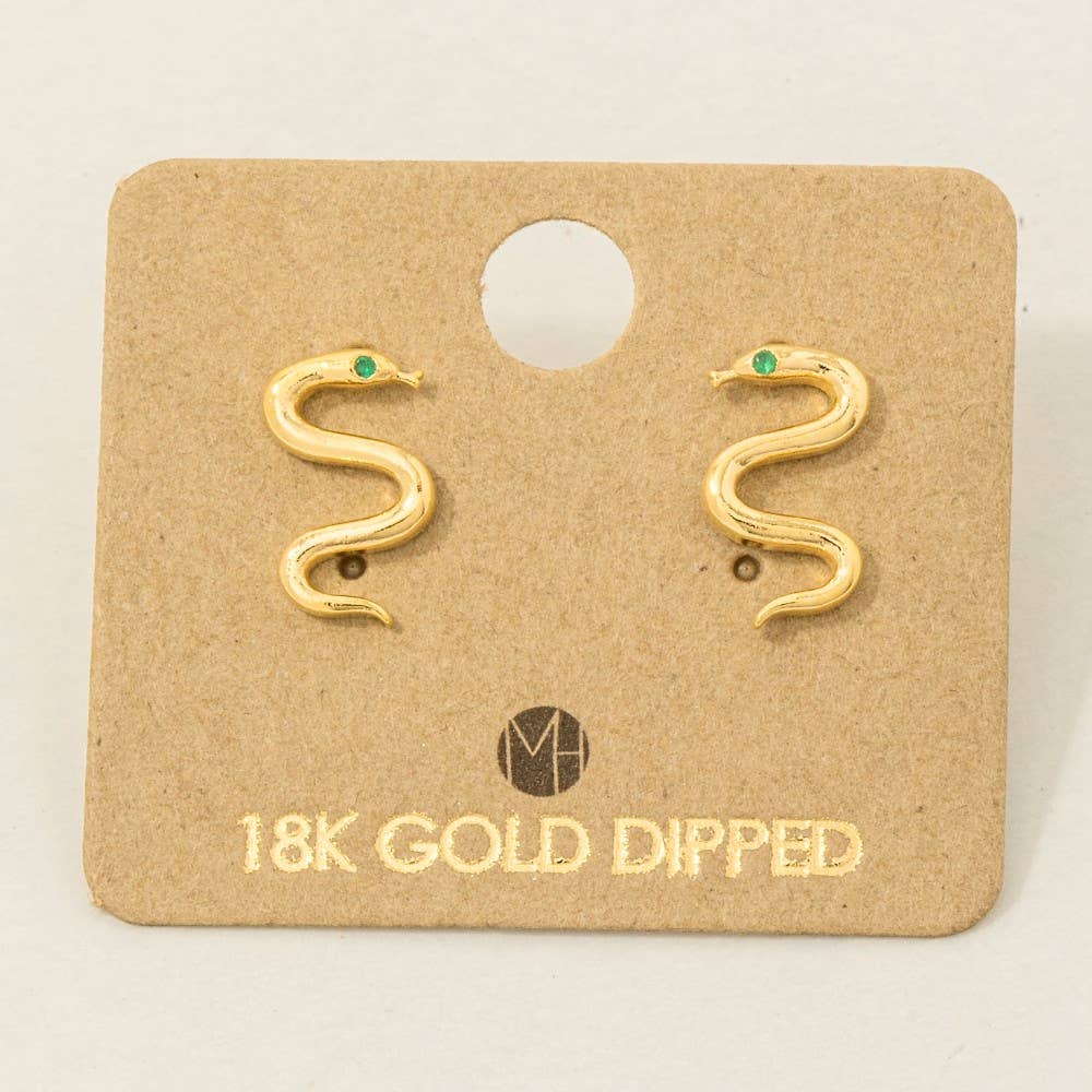 Mini Snake Stud Earrings