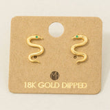 Mini Snake Stud Earrings