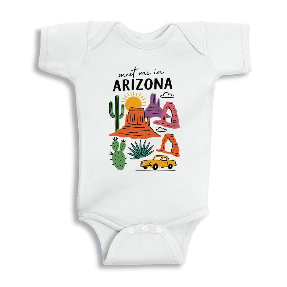Meet Me in Arizona Baby Bodysuit