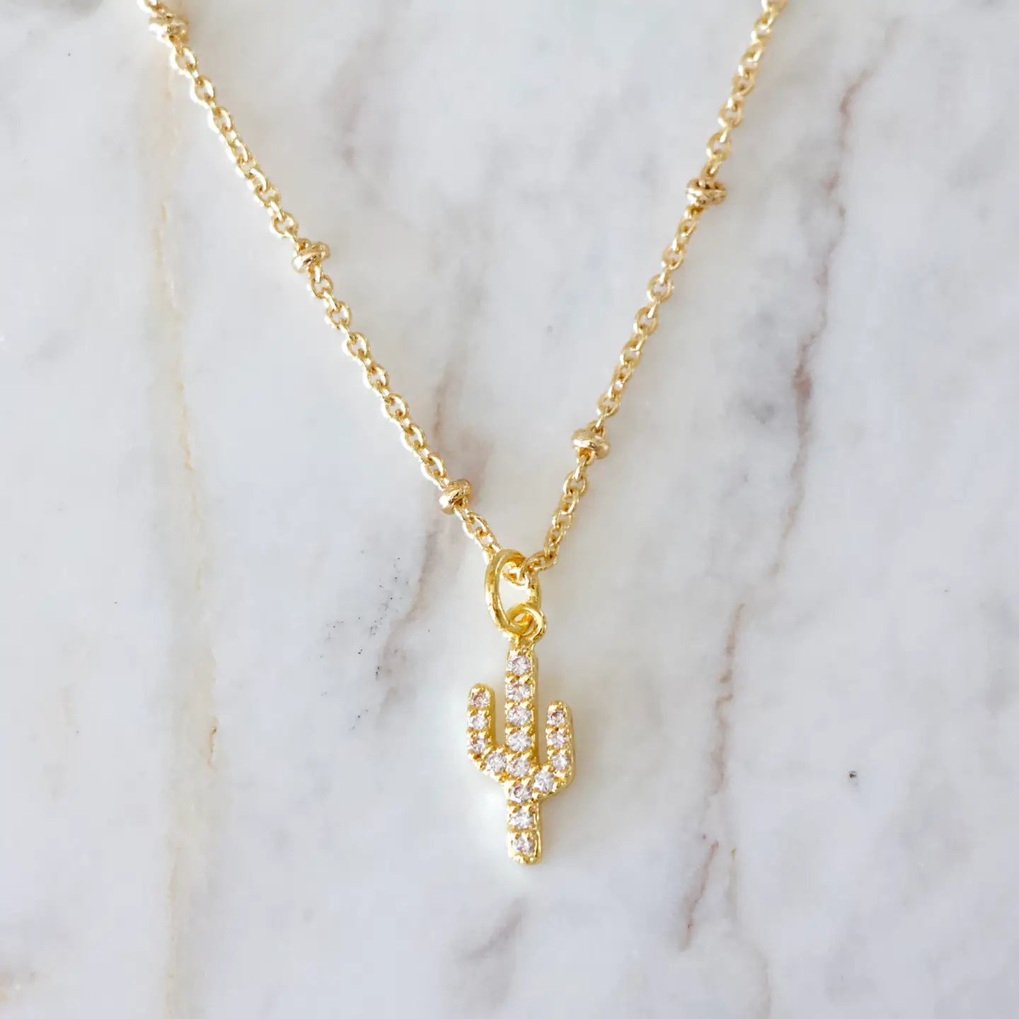 Mini Cactus Necklace