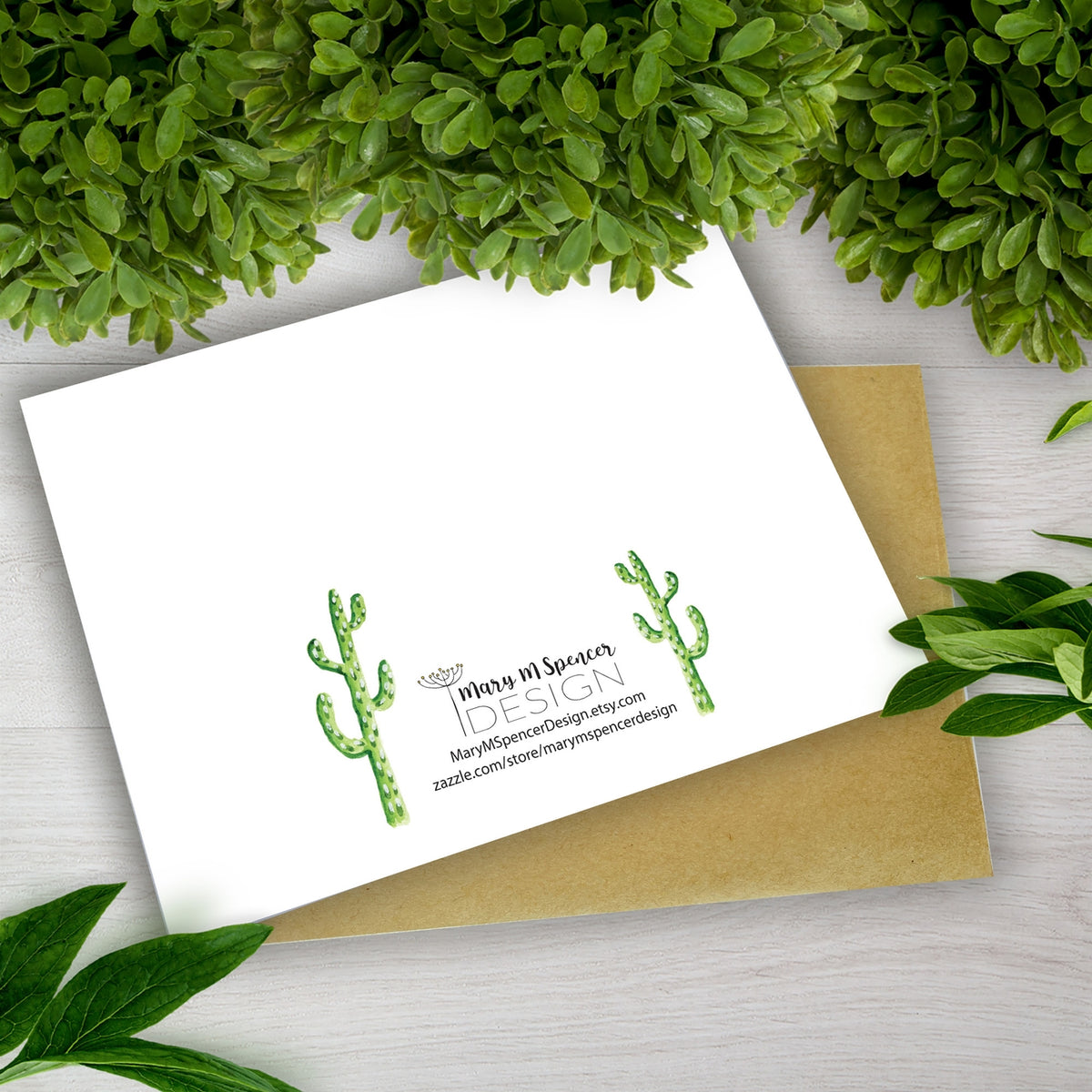 Javelina Desert Scene 5 X 7 Southwest Greeting Card