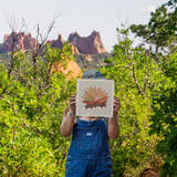 Rainbow Aloe Art Print