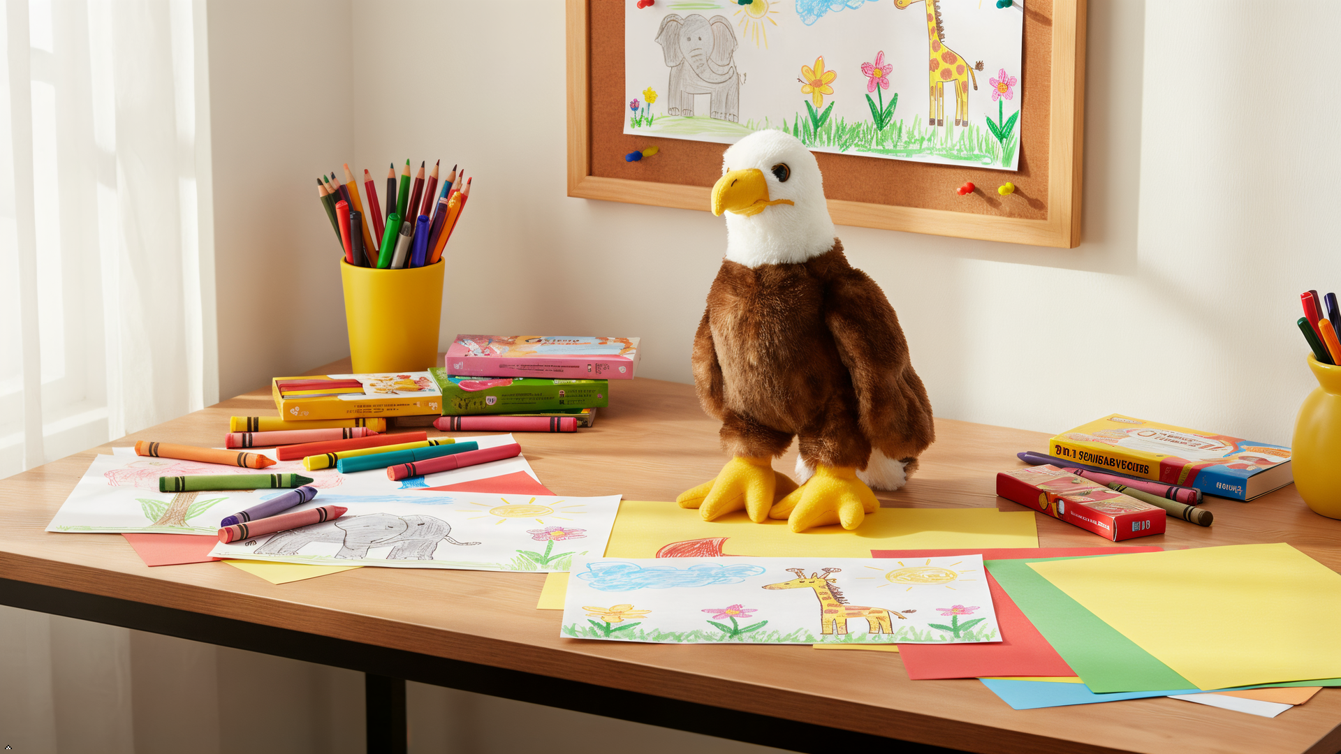 9" Wild Onez Bald Eagle Plushie