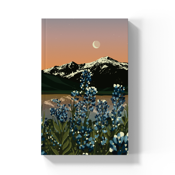 Lupines  Soft Touch Classic Layflat Notebook Journal