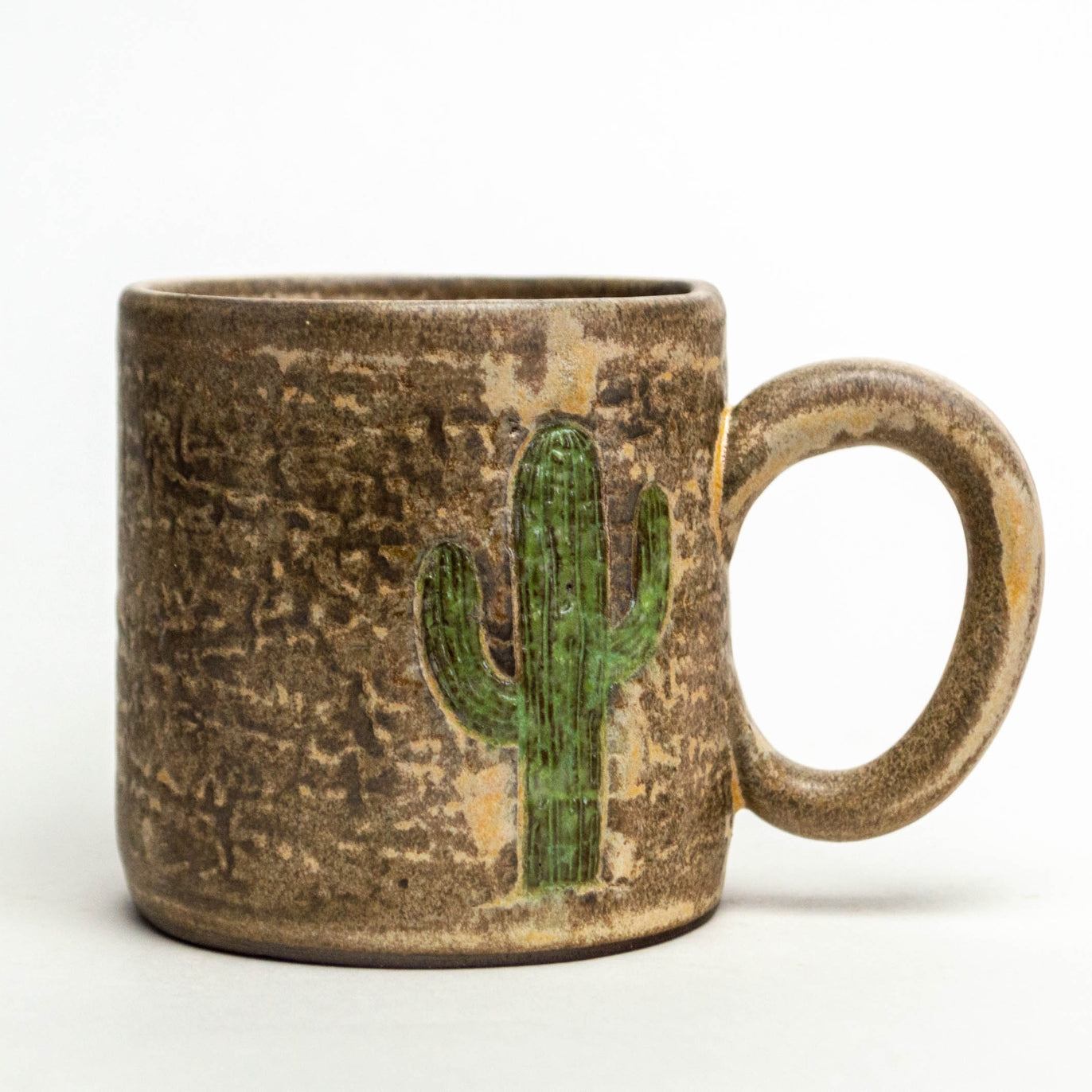 Saguaro Cactus Handmade Ceramic Mug - 10 oz
