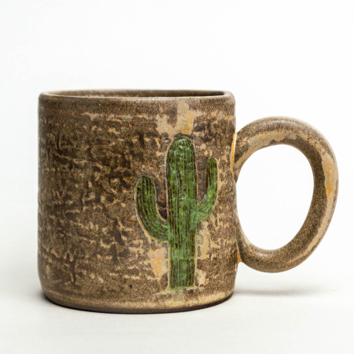 Saguaro Cactus Handmade Ceramic Mug - 10 oz