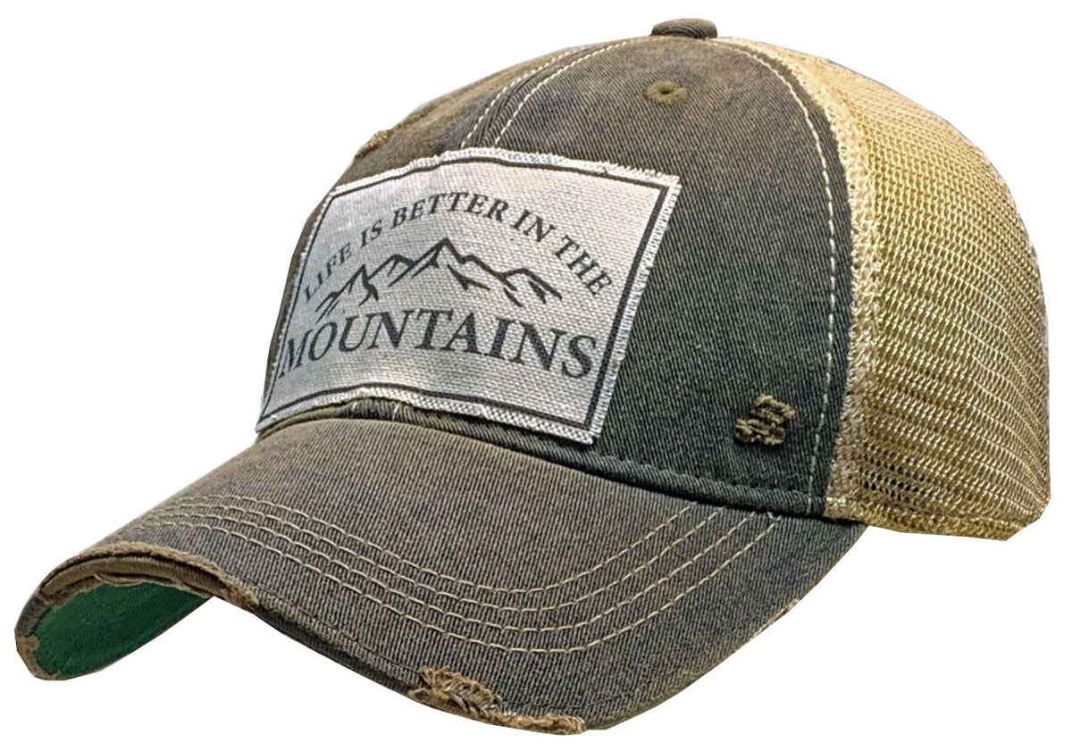 Life Is Better Distressed Trucker Hat