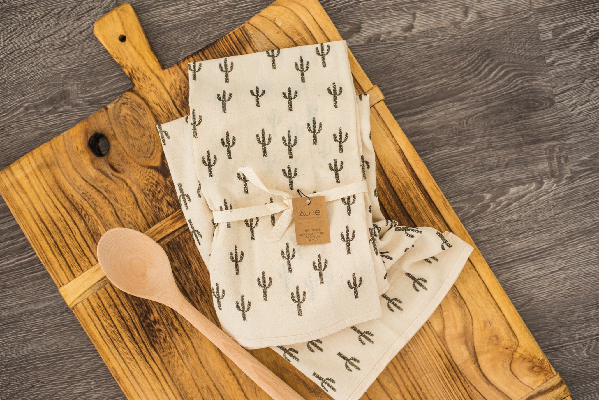 Cotton Saguaro Tea Towel, Eco-Friendly, Flour Sack