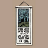 Walk in the Woods Ceramic Wall Art