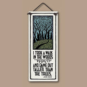 Walk in the Woods Ceramic Wall Art