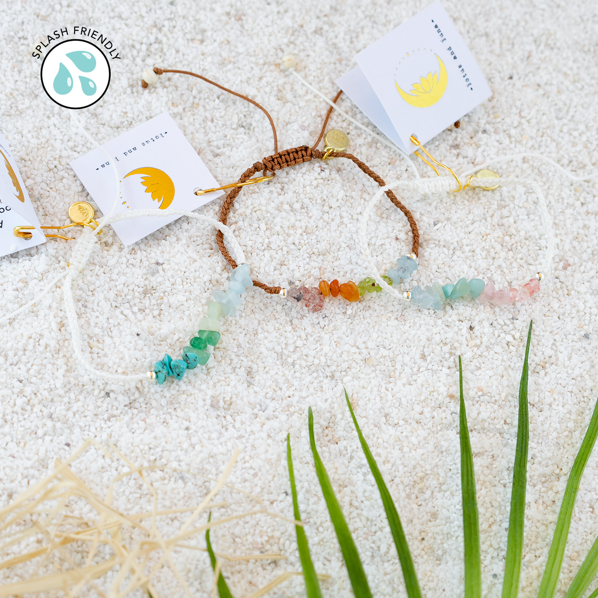 Braided Pebble Bracelets