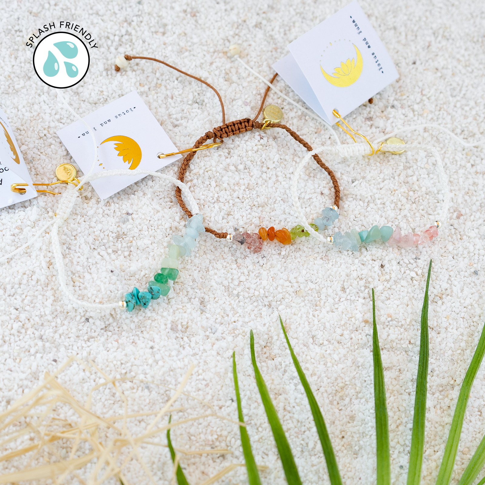 Braided Pebble Bracelets