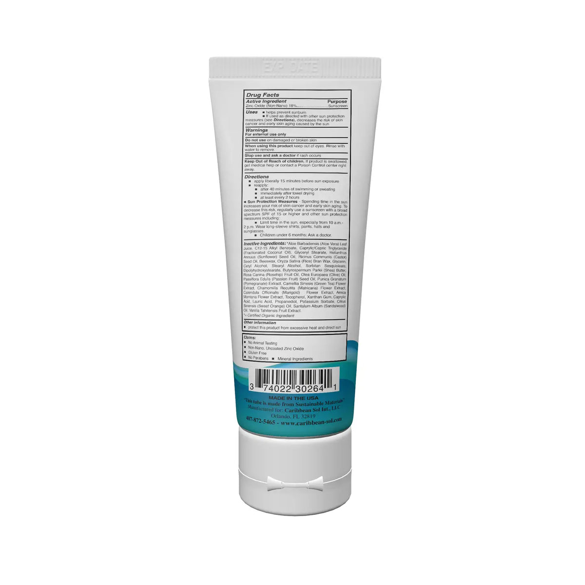 Natural Sunscreen Spf 30 - 4oz