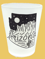 Arizona State Frosted Shot Glass