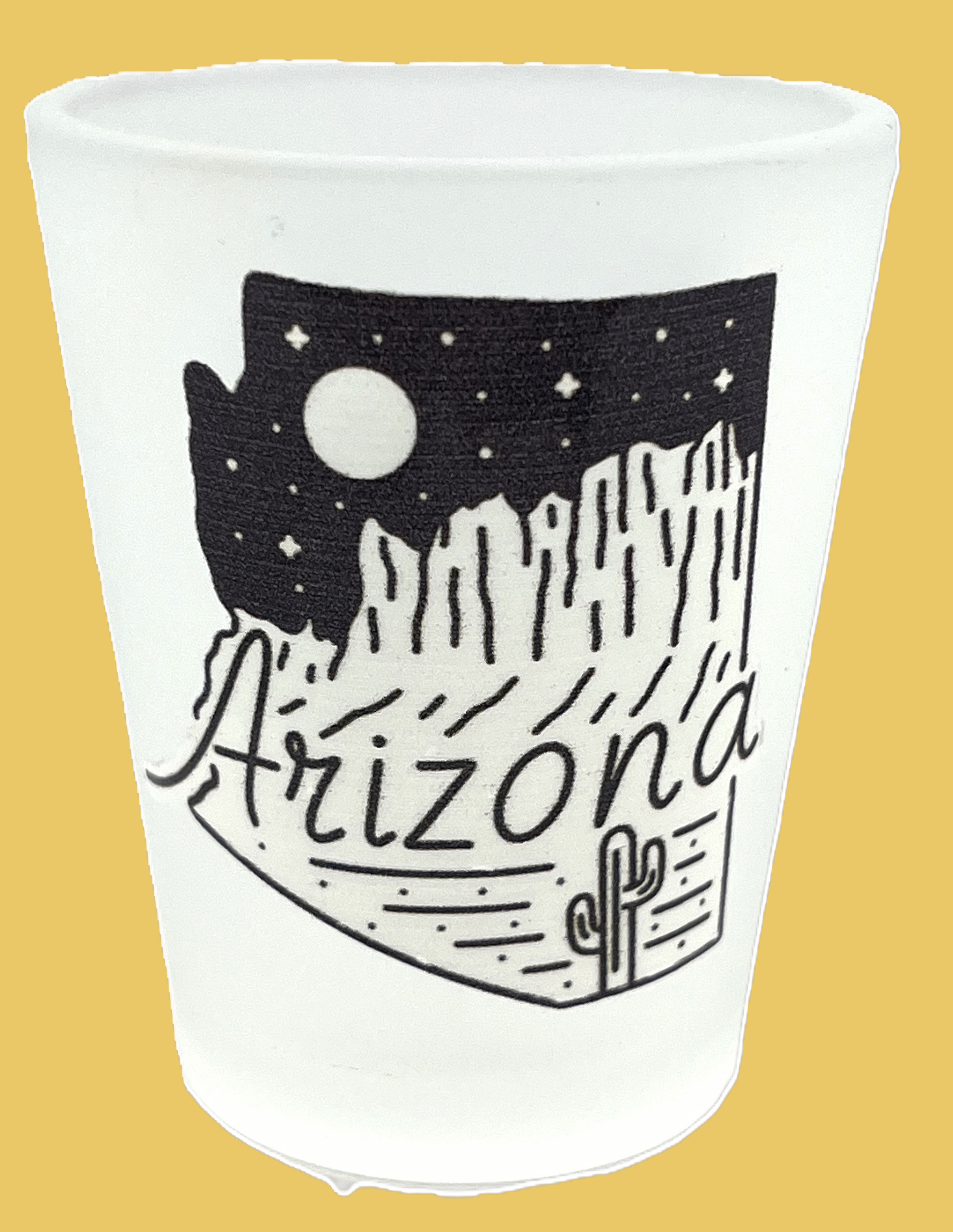 Arizona State Frosted Shot Glass