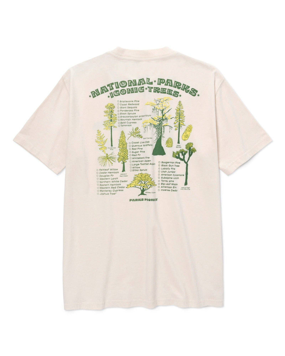 Iconic Trees Checklist Tee