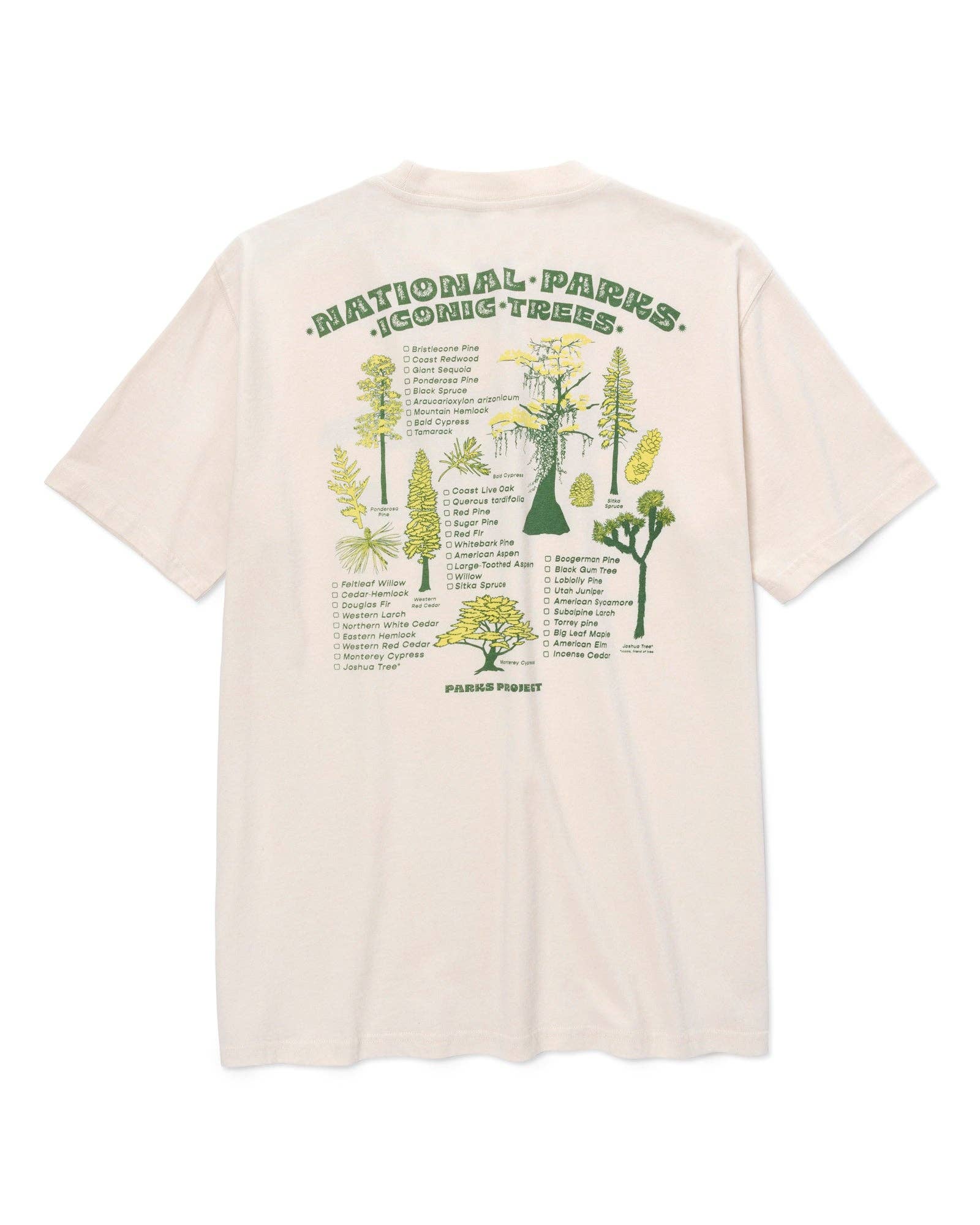 Iconic Trees Checklist Tee