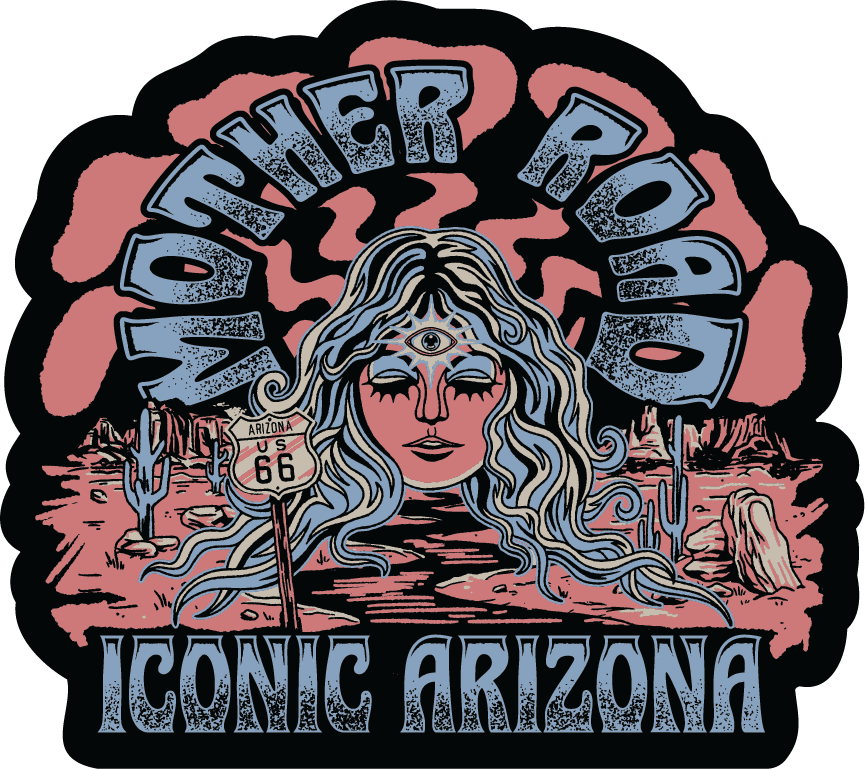 Mother Road Route 66 Sticker