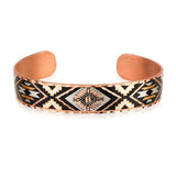 Navajo Sunburst Copper Bracelet