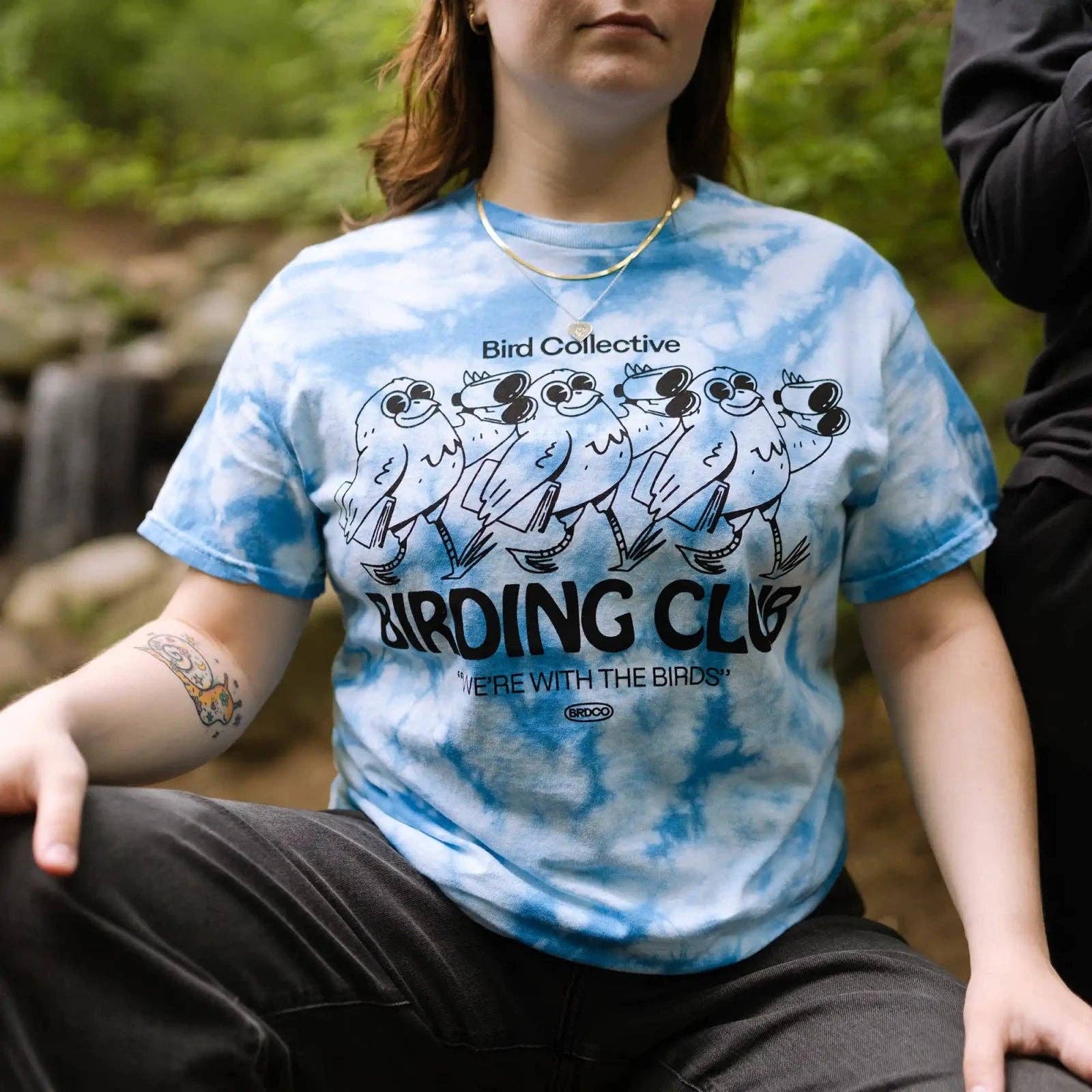 Birding Club Tie Dye Tee
